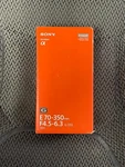 Sony 70-350MM F/4.5-6.3 Oss Lens For E-mount (SEL70350G) Open Box.. Fixed Price $950.00.