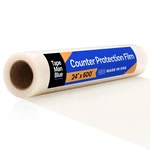 Countertop Protection Film, 24 Inch X 600', Made Usa, Self Adhesive Clear .... Fixed Price $134.58.