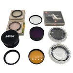 Camera Lens Filter Lot Tiffen Sakar 1.5X Telephoto 49MM 58MM 67MM Uv Polarizer. Fixed Price $22.46.