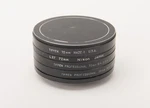 Nikon & Tiffen Pro Filters, Four 72MM Glass Screw-on With End Caps. Fixed Price $15.00.
