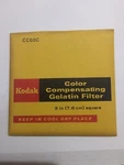 Kodak CC05C Color Compensating Filter, X 75MM, Gelatin Wratten Nos. Fixed Price $9.99.