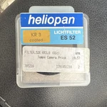 Heliopan Warming Circular 52MM Threaded Camera Lens Filter KR3.0 (81C). Fixed Price $29.49.