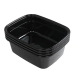 Anbers 14 Quart Dish Pan, Black, 4-PACK. Fixed Price $37.43.