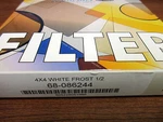 New Schneider 4X4" White Frost 1/2 Diffusion Glass Filter #68-086244. Fixed Price $250.00.