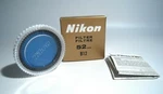 Nos Nikon Filter B12 52MM BLUE.---K1112. Fixed Price $15.00.