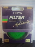 Hoya Green (A62GRX1GB) Mm Filter.. Fixed Price $12.95.