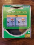Hoya Camera Filter Uv 58MM Pitch 0.75. Fixed Price $5.99.