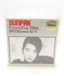Sunpak Pictures Plus Green 49MM Filter Lens (made In Japan). Fixed Price $7.75.