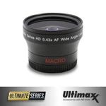 Ultimaxx 0.43X 37MM Wide Angle Lens With Macro - Brand New. Fixed Price $15.95.