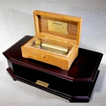Reuge High Quality Music Box 72 Tune Pachelbel Canon With Resonance. Fixed Price $2693.65.