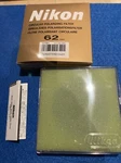 New Nikon 62MM Circular Polarizer Filter With Plastic Case & Box. Made In Japan.. Fixed Price $58.00.