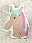 Nicole Miller Home Kids 'sparkle Unicorn Head' Pillow Plush Bed Decoration. Fixed Price $16.00.