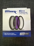 82MM 3-PIECE Multi-coated Hd Uv / Cpl Fld Filter Set By Ultimaxx. Fixed Price $12.00.