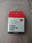 Canon 52MM Screw In Protect Filter. Fixed Price $20.00.
