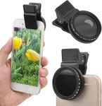 Phone Camera Lens Filters, 37MM Clip Nd 2 400 Cell Adjustable Dens. Fixed Price $22.64.
