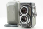 Cla'd Mint+++ W/case Baby Rolleiflex 4X4 Tlr Film Camera Gray From Japan. Fixed Price $599.99.