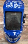 RL-600K Clearweld Electronic Welding Helmet Blue White Smoke Roses Working. Fixed Price $49.95.