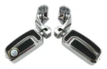 Motorcycle Highway For 1" 1/4" Engine Guards Mount Chrome Foot Pegs .... Fixed Price $145.49.