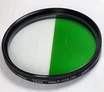 Hoya Half-color Green Glass Lens Filter E-72 Japan E72 Nos. Fixed Price $29.99.