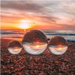 New Set Of 3 Emart Clear Crystal Balls For Photography Accessory And Props. Fixed Price $42.69.