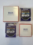 Lot Of 4 Filters Hoya 52, Cir-pl Polarizing Rilex Haze 58, 77 Mm Photo Video. Fixed Price $20.00.