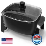 Elite Gourmet EG-6203X Extra Deep 16X13X3.2 10.5QT. Scratch Resistant Easy Pour. Fixed Price $97.48.