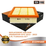 12066 Engine Air Filter For Ram Promaster City 2015 - 2022 2.4L Tradesman Slt. Fixed Price $12.99.