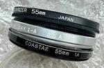 55MM Lot 3 Screw-in Filters For Camera Lens God Usable Condition. Fixed Price $10.00.
