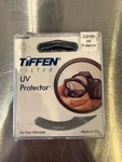 Tiffen 37MM Uv Protector Glass Filter. Fixed Price $7.00.