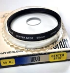 55MM Hoya Cs Lens Filter Japan Genuine New Round Clear Center-spot. Fixed Price $12.99.
