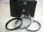 Hoya 55MM Close-up Lens With Soft Case, 3-FILTERS +1 +2 +4. Fixed Price $11.90.