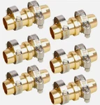 Garden Hose Repair Kit Connector Mender Stainless Clamp Fits 3/4"-5/8" Us. Fixed Price $22.99.