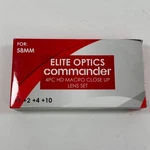 Elite Commander Optics Hd Macro Close Up Lens Set 58MM CO-4PCLU-58. Fixed Price $24.99.