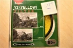 55MM Kenko Yellow Y2 Filter. Double Face Coated Japan. New !. Fixed Price $15.95.