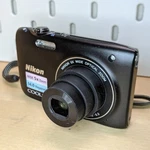 No Charger Nikon Coolpix S3100 Digital Camera Black 5X Zoom 14MP + 4GB Sd Card. Fixed Price $128.07.
