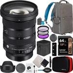 Sigma 24-70MM F2.8 Dg Dn Ii Art Lens Kit For Sony E-mount Full Frame Bundle. Fixed Price $1319.00.