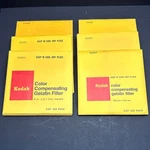 Sealed Nos Kodak 125MM 5X5 Gel Wratten CC05Y CC10Y CC20Y CC25Y CC30Y CC40Y CC50Y. Fixed Price $29.00.