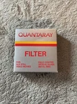 Quantaray 52MM Filter Made In Japan 24-166-1701. Fixed Price $14.99.