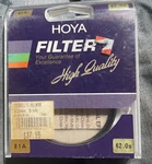 Hoya B-6281A-GB 62MM. Fixed Price $30.00.