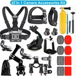 Accessories Kit Mount For Gopro Hero 11 10 9 8 7 6 Session Sjcam/xiaomi Yi Eken. Fixed Price $14.59.