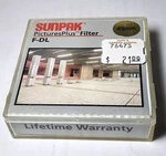 Genuine Glass Lens Filter Fluorescent Fld Fl-day Sunpak. Fixed Price $12.99.