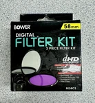 52MM 3 Piece Multi-coated Hd Digital Lens Glass Protector Filter Kit Uv Cpl Fld. Fixed Price $10.00.