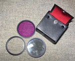 Vintage Ultimaxx Pro Series Camera Digital Lens Filters 55MM Hard Case W Snap. Fixed Price $13.50.