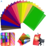 20 Pack Gel Light Filter Sheets, A4 Size Transparency Colored Plastic.... Fixed Price $17.62.