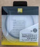 Official Nikon NC-77 Neutral Color Filter 77MM / Japan Airmail With Tracking. Fixed Price $50.00.