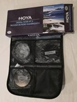 Hoya 72MM Digital Kit Slim Uv, Pl-cir, War Filters & Case HK-DG77-II. Fixed Price $40.00.
