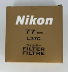 New Box - Original Genuine Nikon 77MM L37C (uv) Filter. Fixed Price $34.99.