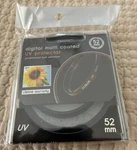 Zeikos Digital Multicoated Uv Protector Professional High Def Filter 52 Mm New. Fixed Price $5.50.