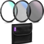 55MM Lens Kit Altura Photo (ND4 Filter, Cpl Uv Filter) + Case. Fixed Price $14.47.