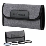 Jjc FP-K4L Gray Polyester Pouch Case Holds Filters Up To 82MM Sturdy. Fixed Price $13.99.